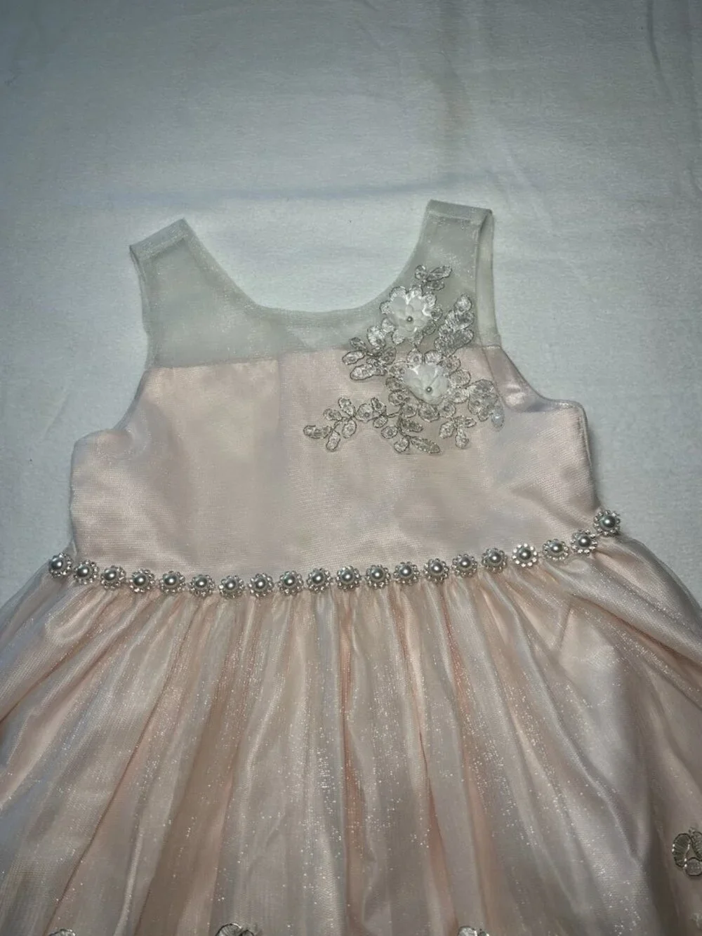 American Princess Light Pink Lace Dress Size 5